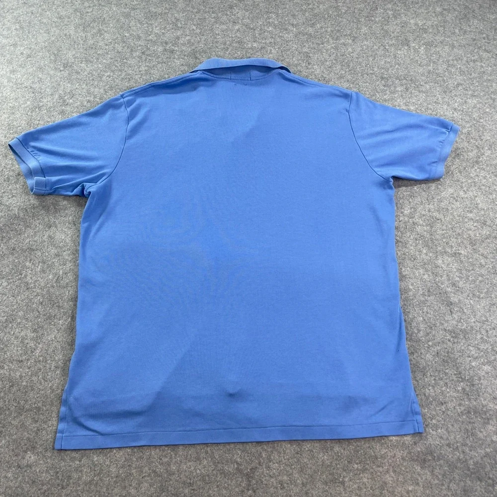 Polo Ralph Lauren Mens Shirt XXL Blue Short Sleeve Classic Fit Prep Cotton